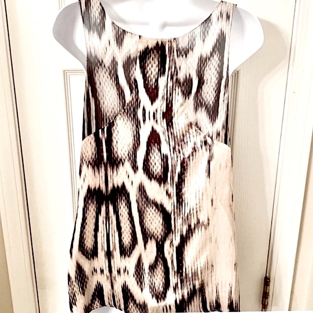 Addison Pico Edge Sleeveless Python Print Silky S… - image 4